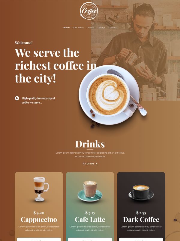ID：691530  astra主题  Coffee Shop咖啡厅