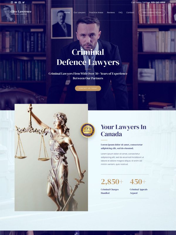 ID：691531  astra主题  Criminal Lawyer刑事律师事务所