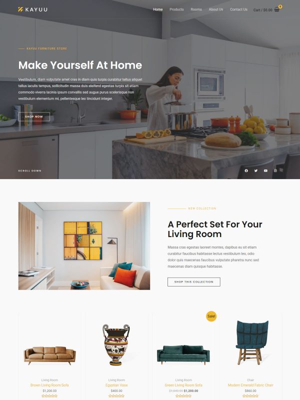ID：691534  astra主题  Online Furniture Store网上家具店