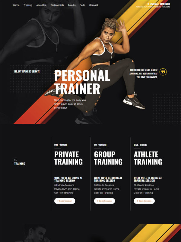 ID：691539  astra主题  Personal Trainer私人教练
