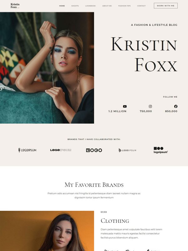 ID：691541  astra主题  Fashion Influencer时尚影响者