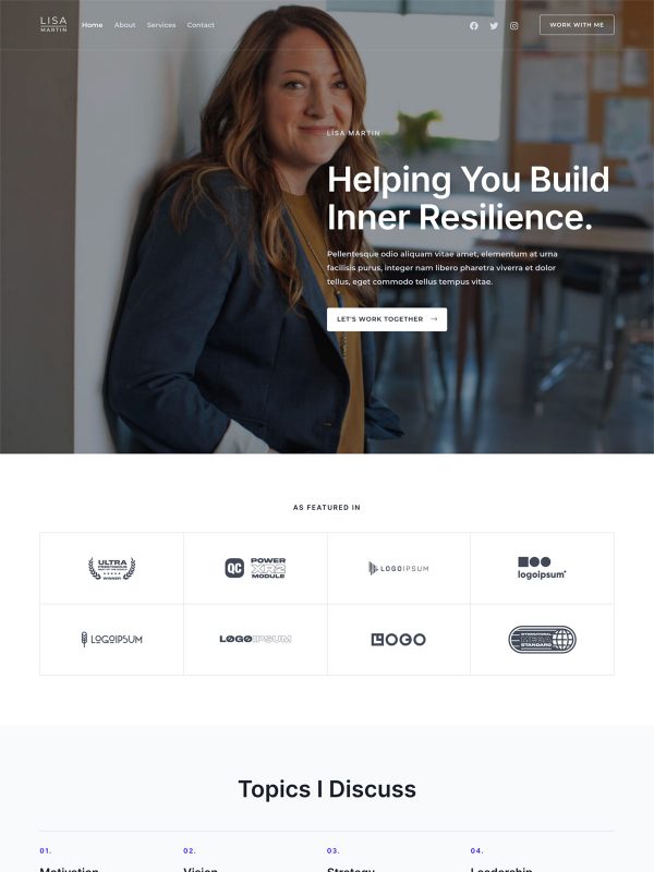 ID：691554  astra主题  Business Coaching & Consulting 商务辅导与咨询