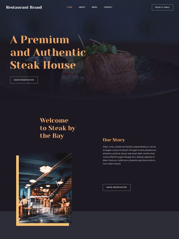 ID：691546  astra主题  Steak House牛排馆