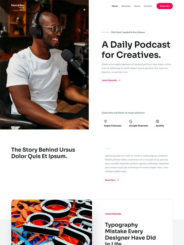 ID：691565  astra主题  Creative Podcaster创意播客