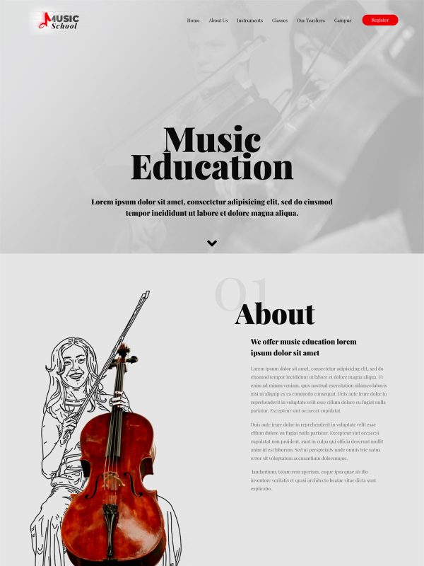 ID：691571  astra主题  Music School音乐学校