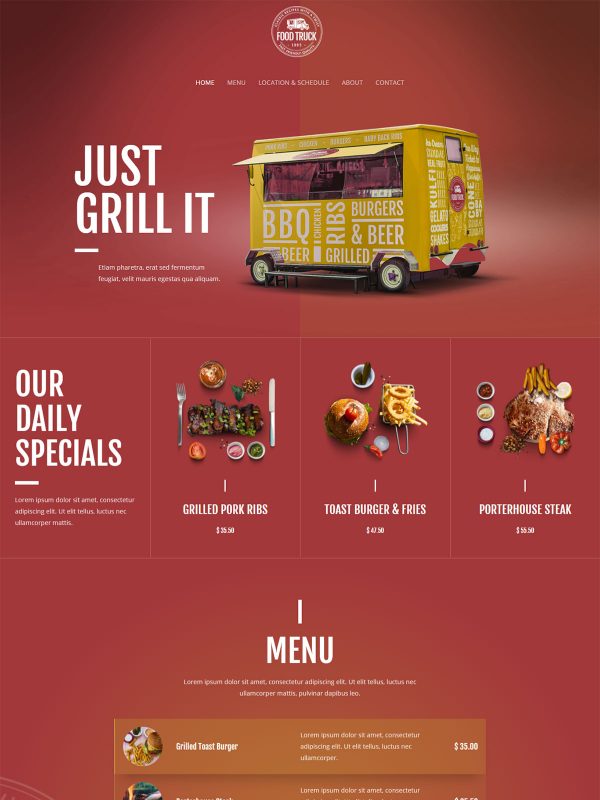 ID：691583  astra主题  BBQ Food Truck烧烤食品车