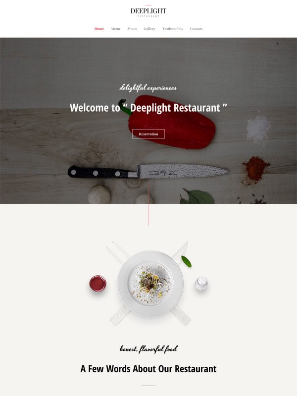 ID：691586  astra主题  Deeplight Restaurant