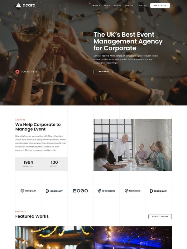 ID：691588  astra主题  Event Management Agency活动管理机构