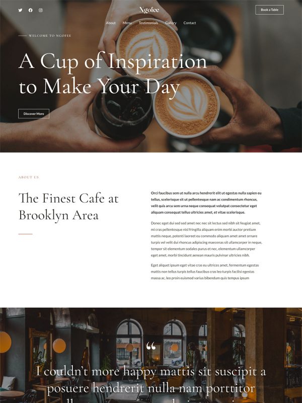 ID：691612  astra主题  Coffee Shop 咖啡厅