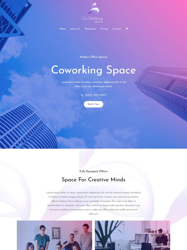 ID：691615  astra主题  Co-Working Space协同工作空间