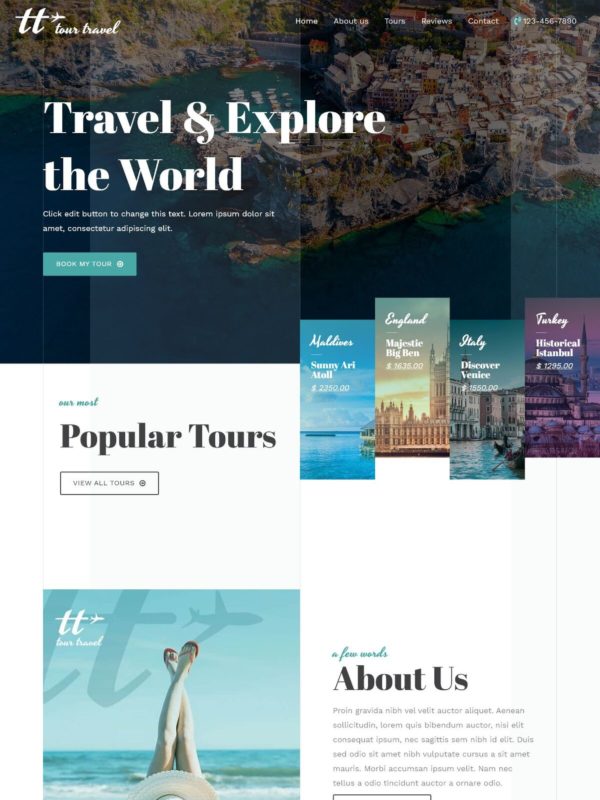 ID：691621  astra主题  Travel Agency旅行社