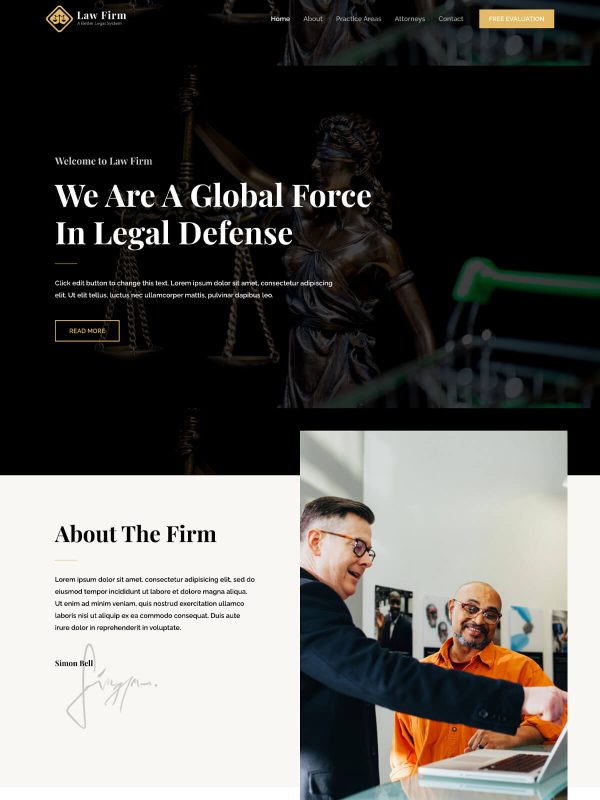 ID：691635  astra主题  Law Firm律师事务所