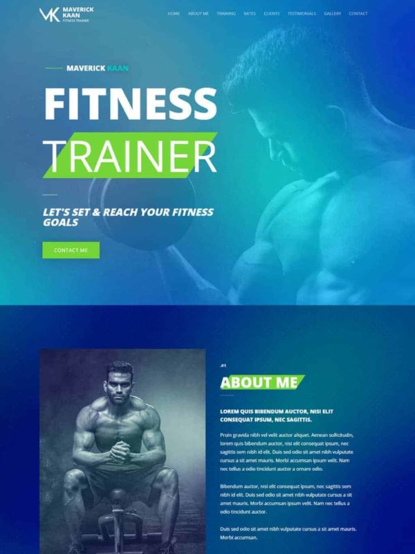 ID：691643  astra主题  Fitness Trainer健身教练