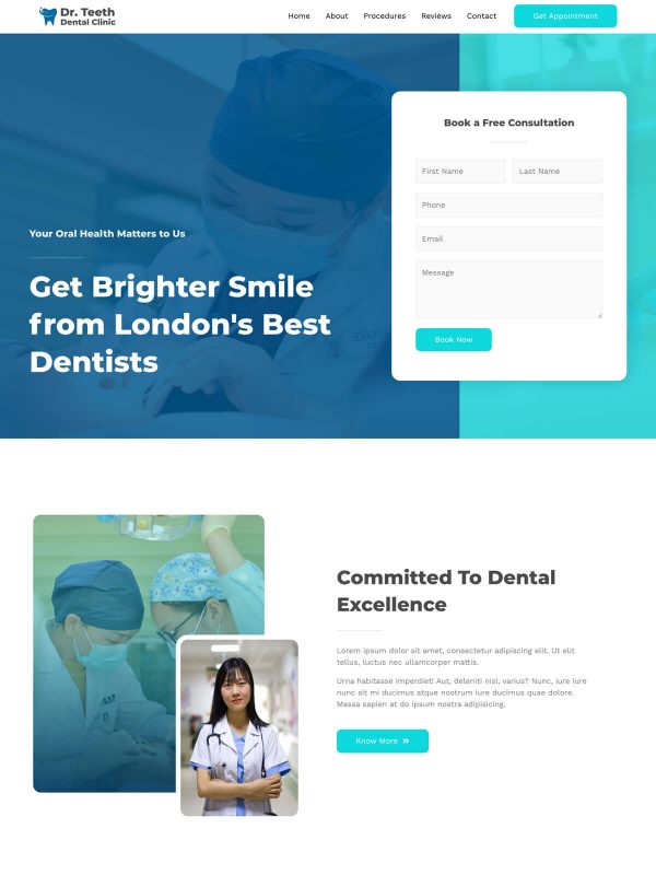 ID：691650  astra主题  Dentist Clinic牙科诊所