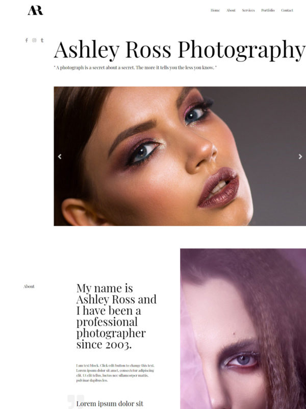 ID：691683  astra主题  Photography Portfolio摄影作品集