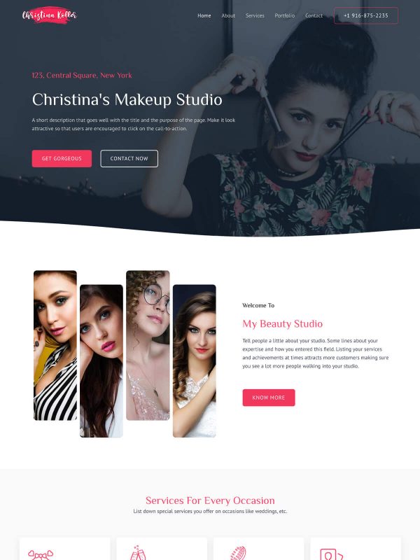 ID：691738  astra主题  Makeup Artist化妆师