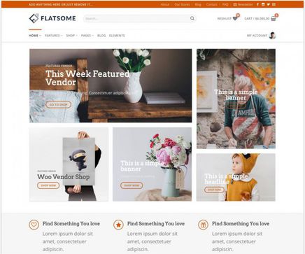 ID：691828 Flatsome主题  Vendor Shop